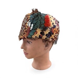 Vintage Frank Olive New York Feathered Hat